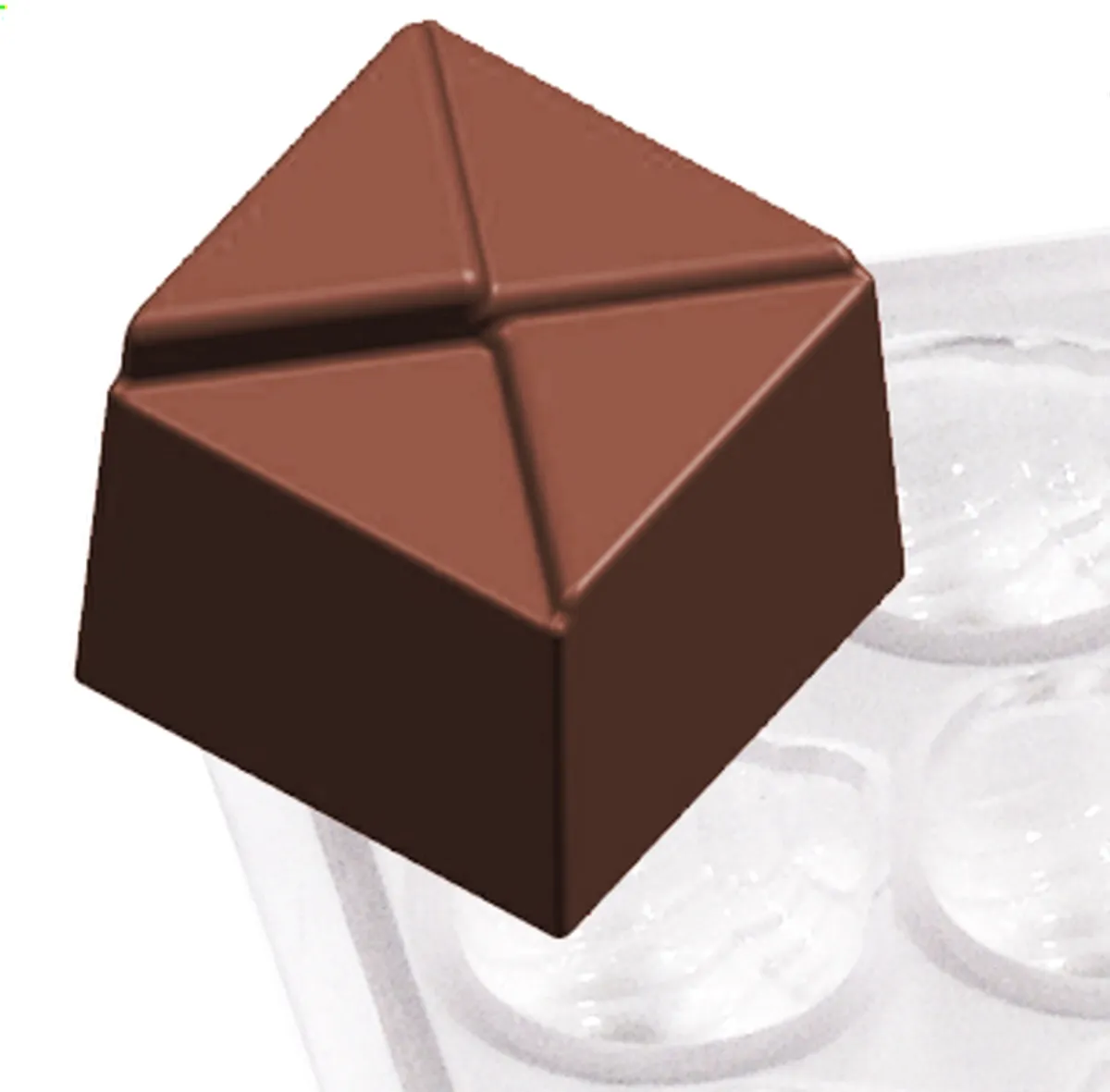 Bild von Pralinenform Quadrat