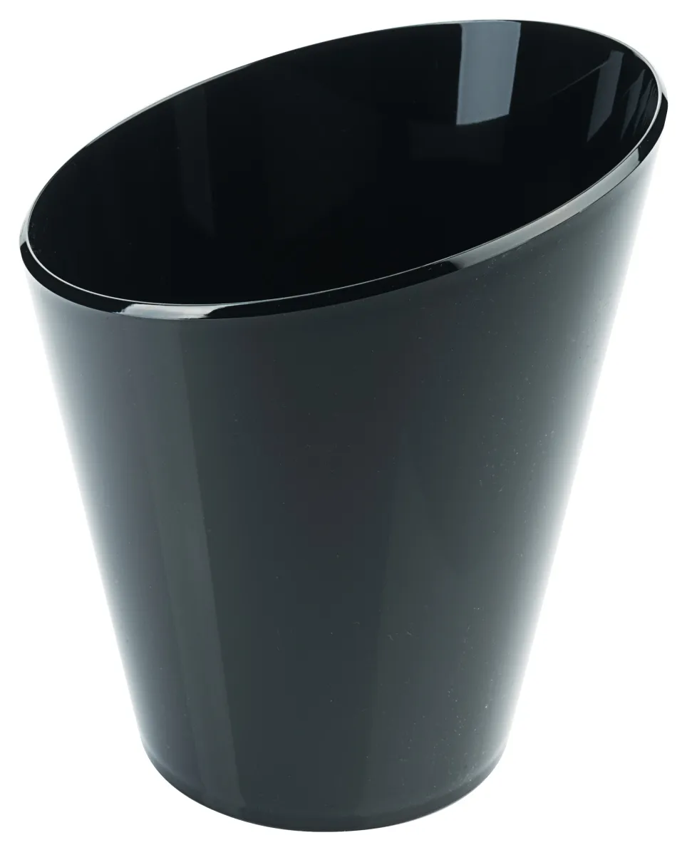 Bild von Sektkühler, oval schwarz 22 cm