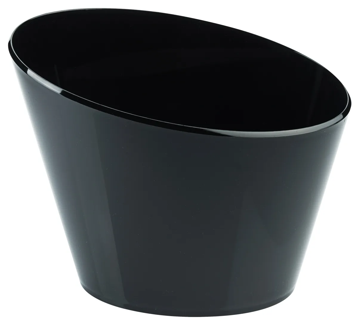 Bild von Sektkühler, oval schwarz 29 cm