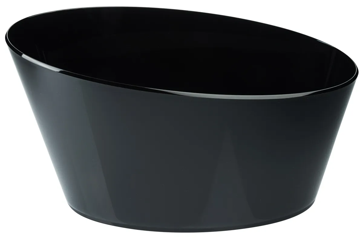 Bild von Sektkühler, oval schwarz 46 cm
