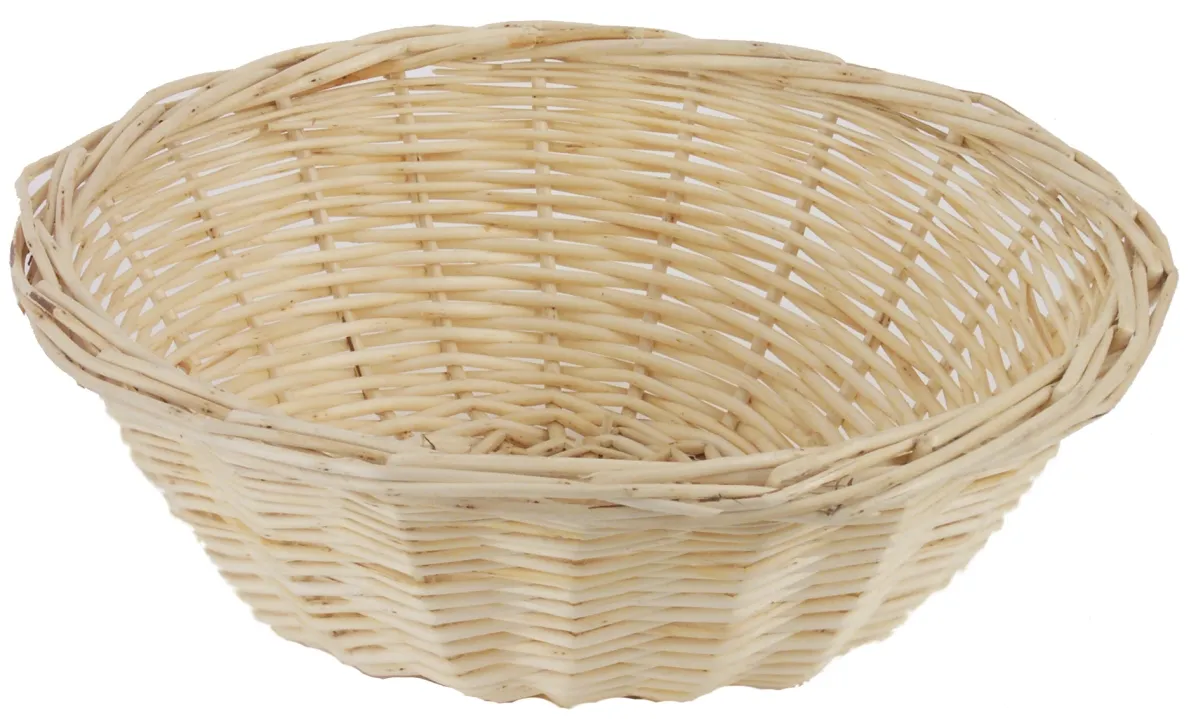 Picture of Weidenschale, helle Vollweide, Durchmesser 20 x 8 cm  