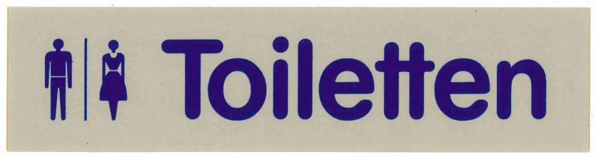 Picture of Schild "Toiletten"  