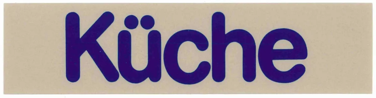 Picture of Wortschild KÜCHE  