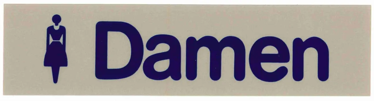 Picture of Wortschild DAMEN  