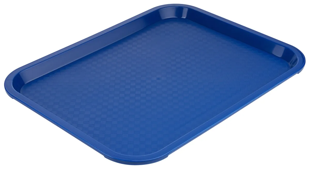 Bild von Serviertablett rechteckig, Polypropylen blau, 35 x 27 cm  