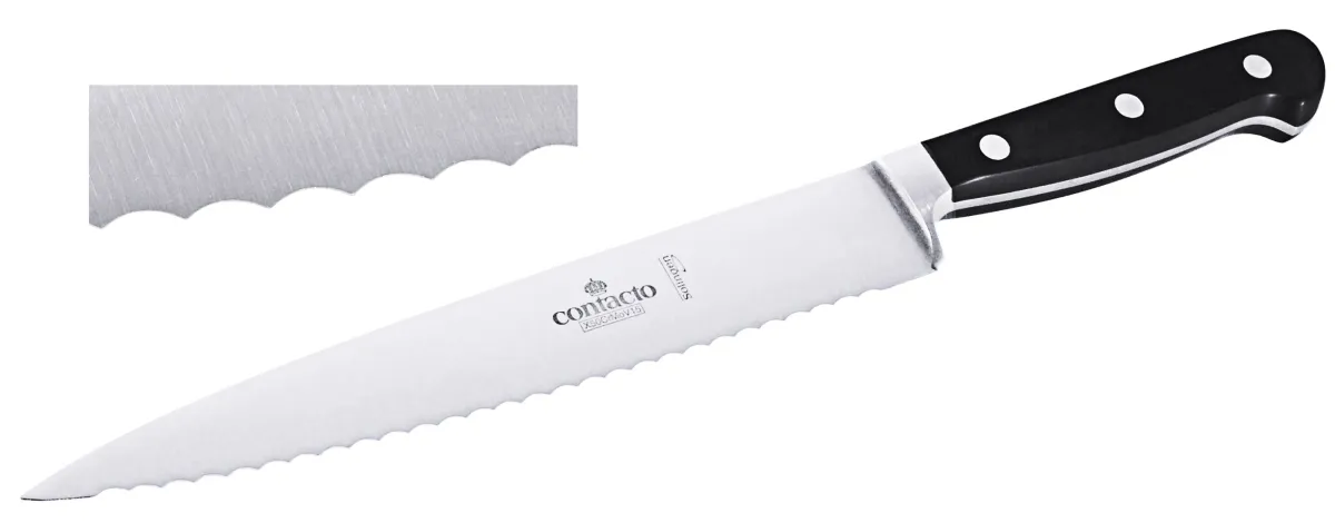 Bild von Schinkenmesser mit Wellen-, schliff 21 cm  