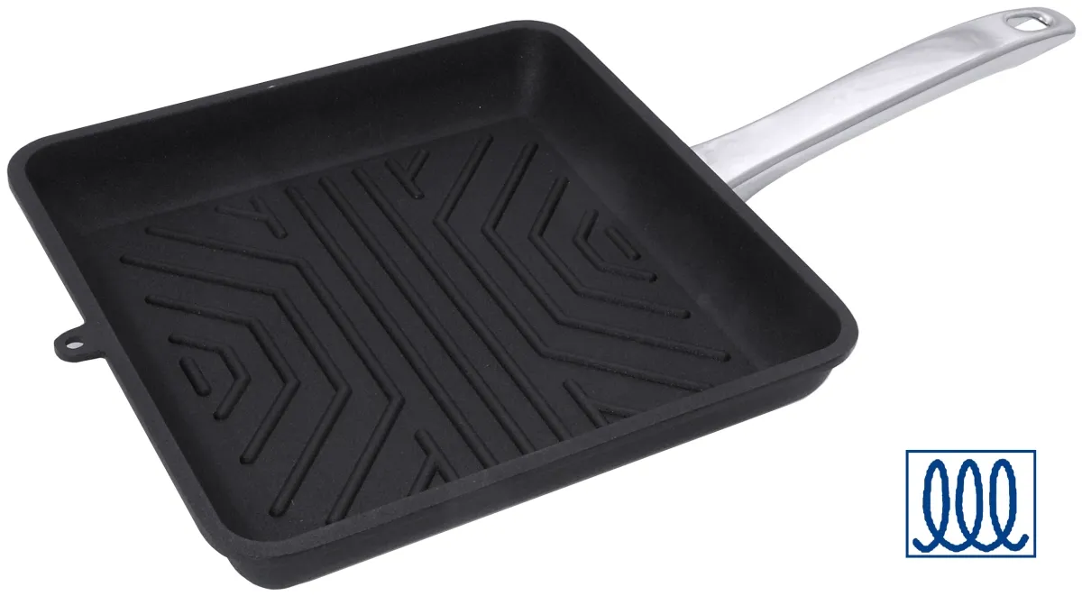 Picture of Bratpfanne, quadratisch, mit Titan-Alu-Beschichtung, induktionsgeeignet beschichtet  
