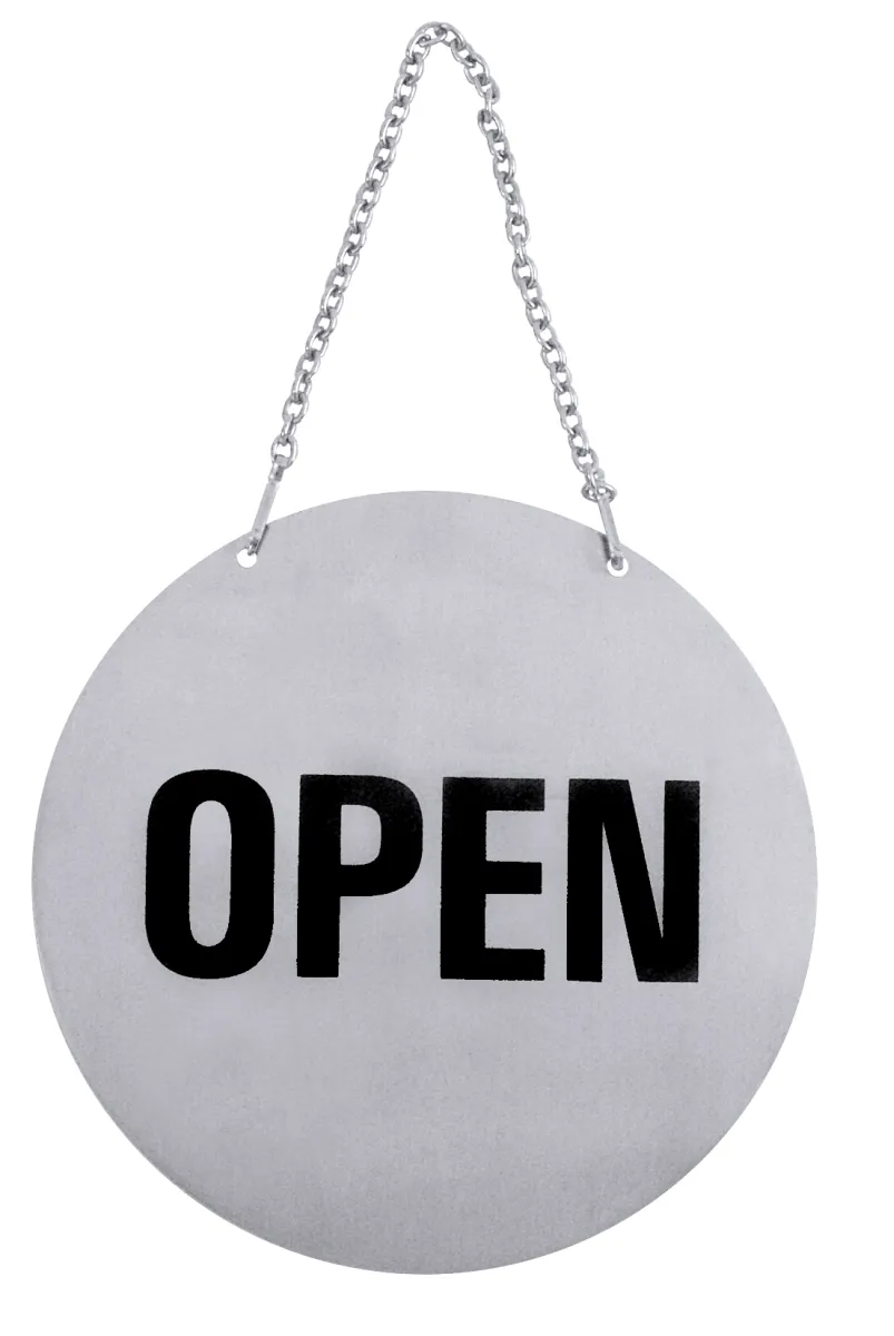 Picture of Türhänger Ø 13 cm mit Kette, OPEN/CLOSED  