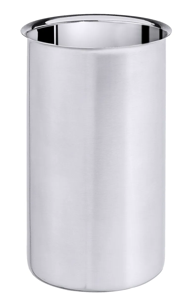 Bild von Becher aus Edelstahl 18/10, 84 mm Aussendurchmesser, 100 mm hoch, innen glänzend  