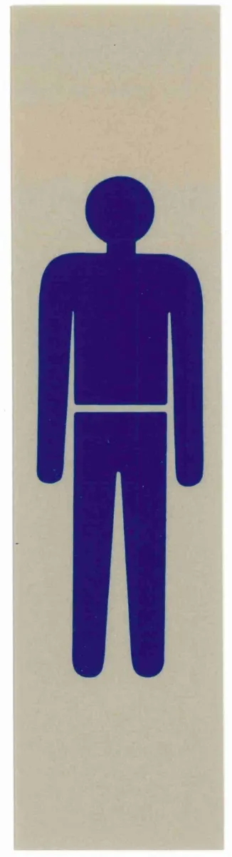 Picture of Schild "Herr/Gents (Symbol)"  