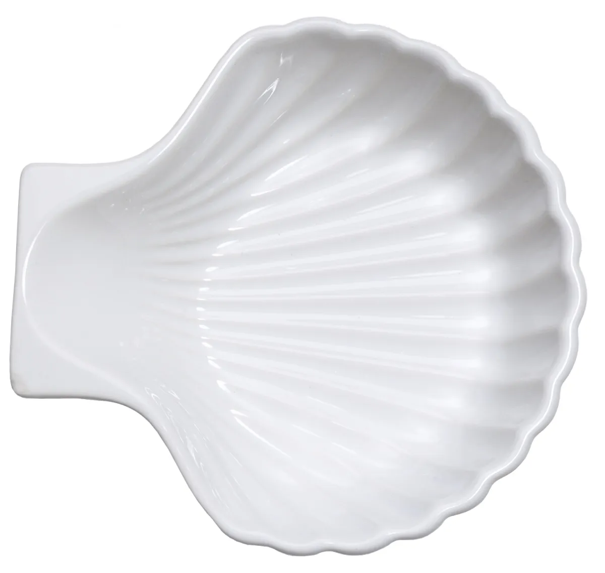 Picture of Muschelschale Keramik, weiß  