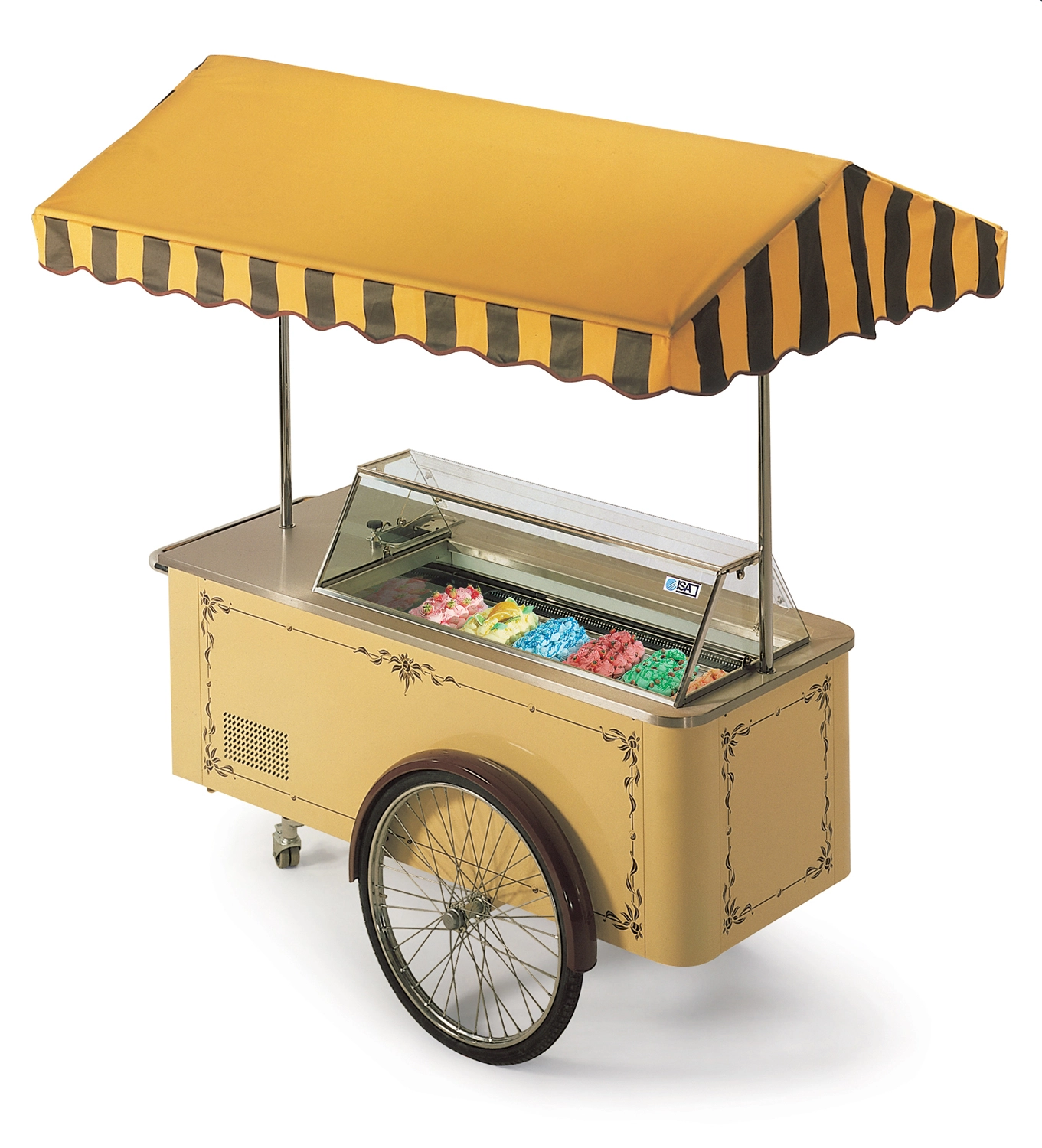 Bild von Speiseeiswagen CARRETTINO BRAUN