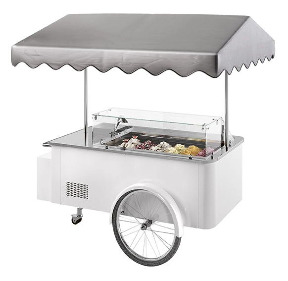 Bild von Speiseeiswagen CARRETTINO WEISS