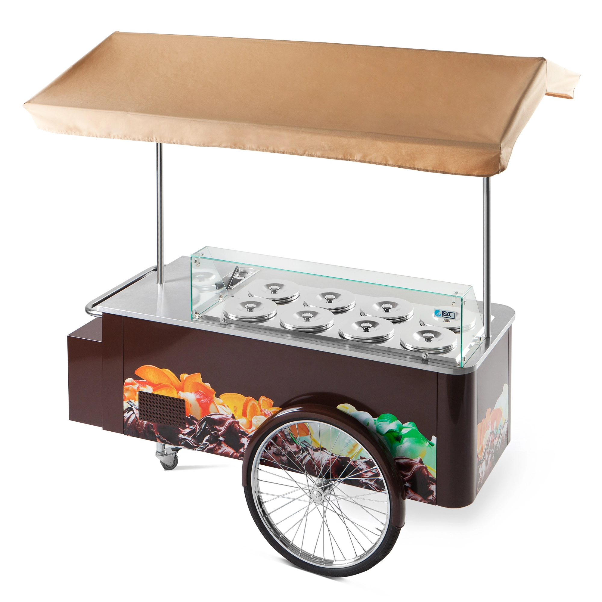 Bild von Speiseeiswagen CARRETTINO CARAPINE BEIGE