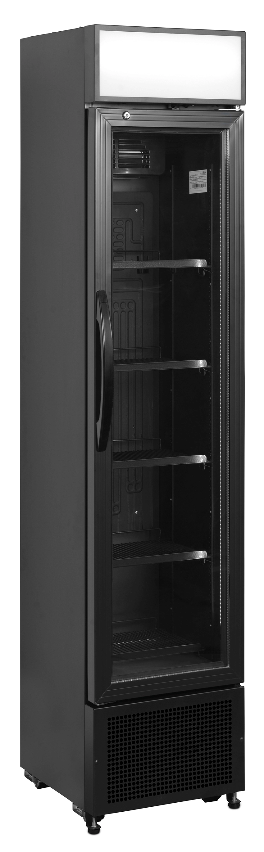 Bild von Glastürkühlschrank KU 175 G-SP BLACK
