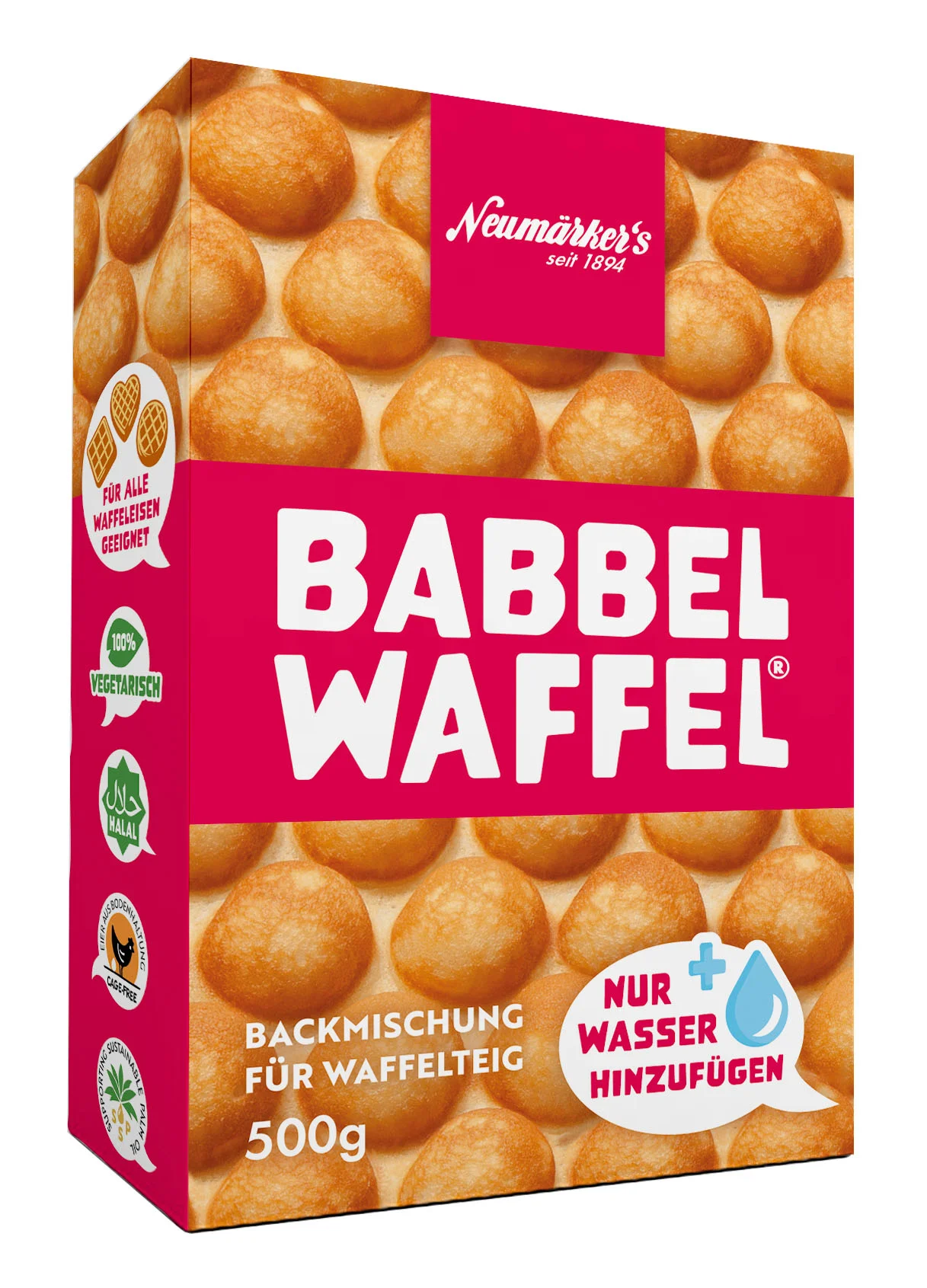 Bild von Babbel Waffel® 500g 1 VE Box