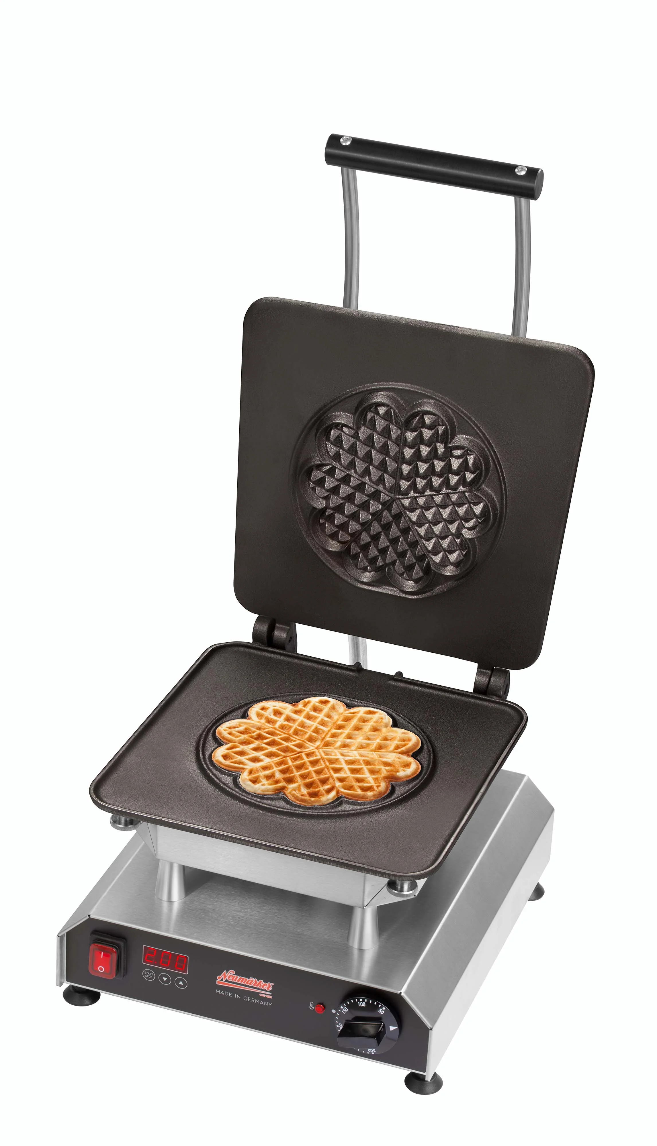 Bild von Neumärker Waffeleisen Thermocook® inkl. Kleine Herzwaffel Wechselplatten