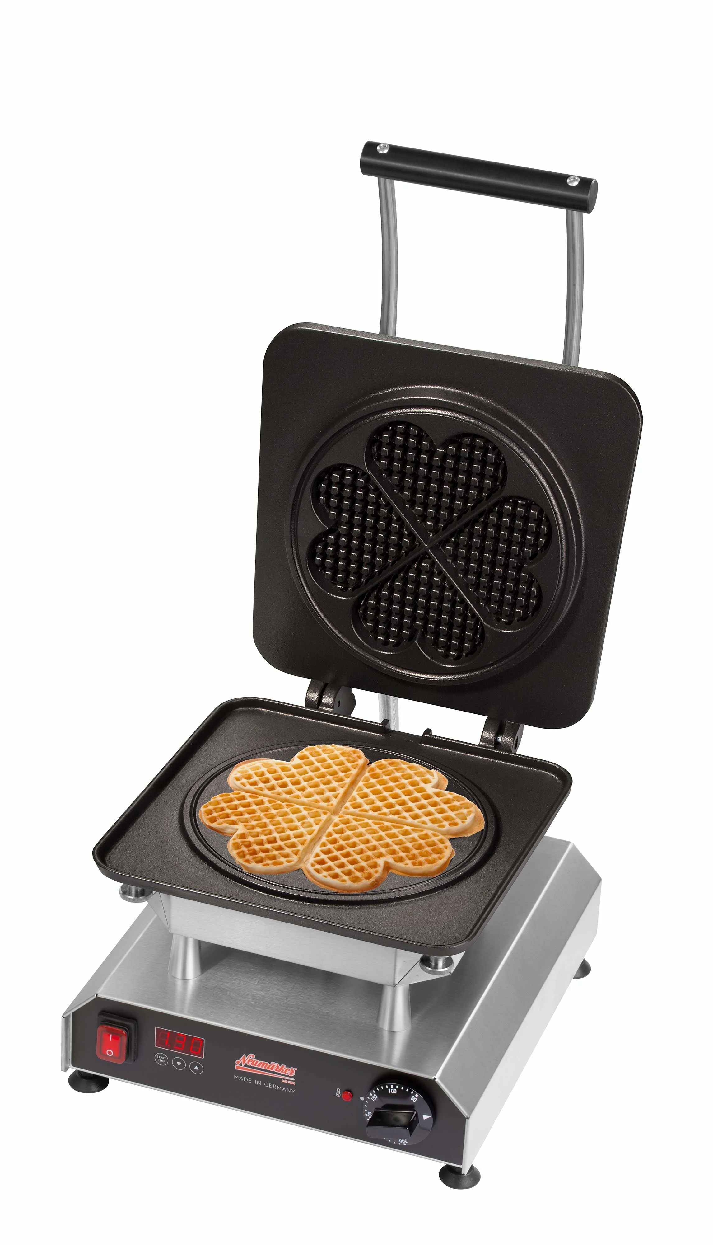 Bild von Neumärker Waffeleisen Thermocook® inkl. Sunny Waffel Wechselplatten