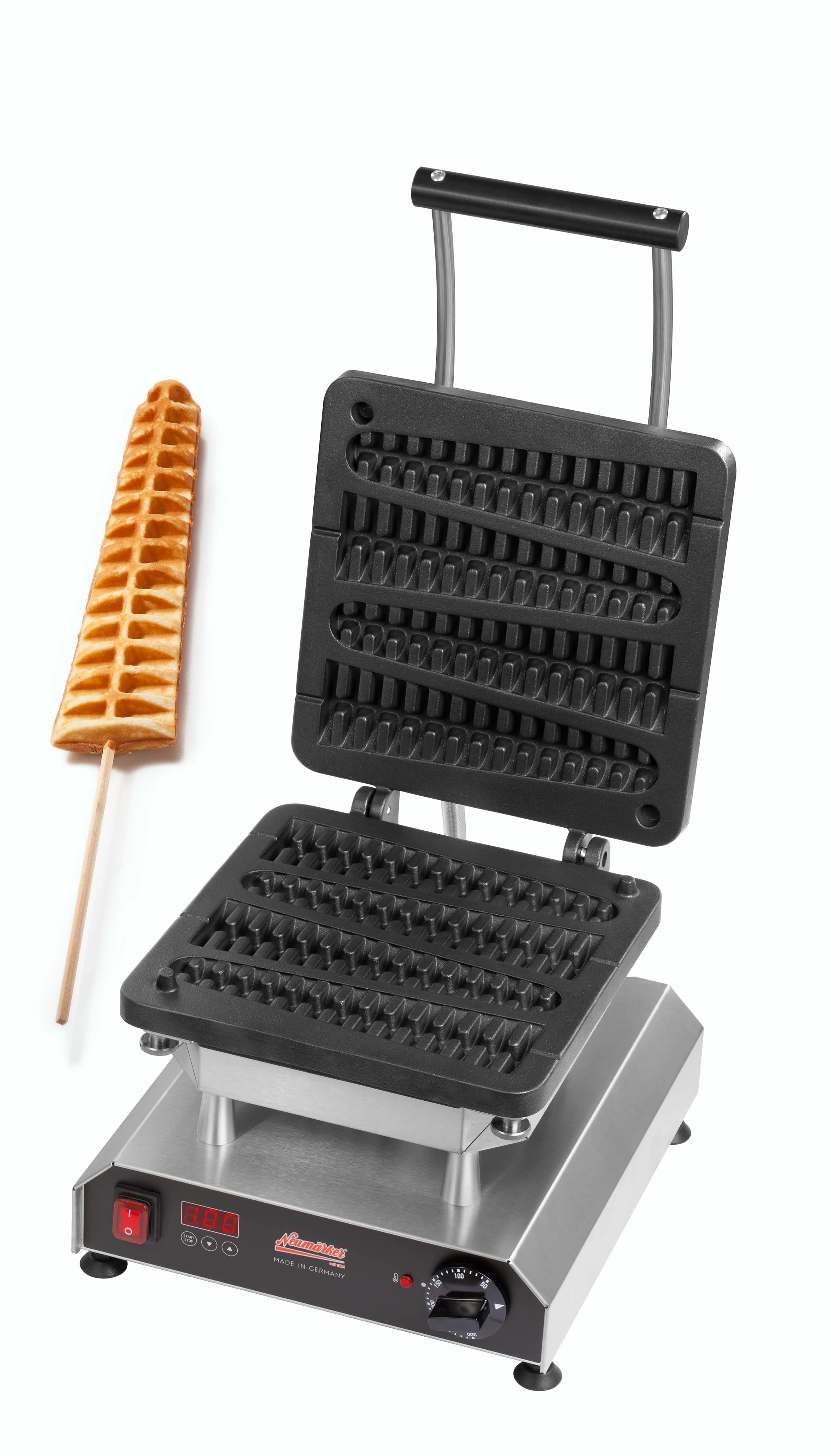 Bild von Neumärker Waffeleisen Thermocook® inkl. Lolly-Waffel Wechselplatten (Gusseisen)