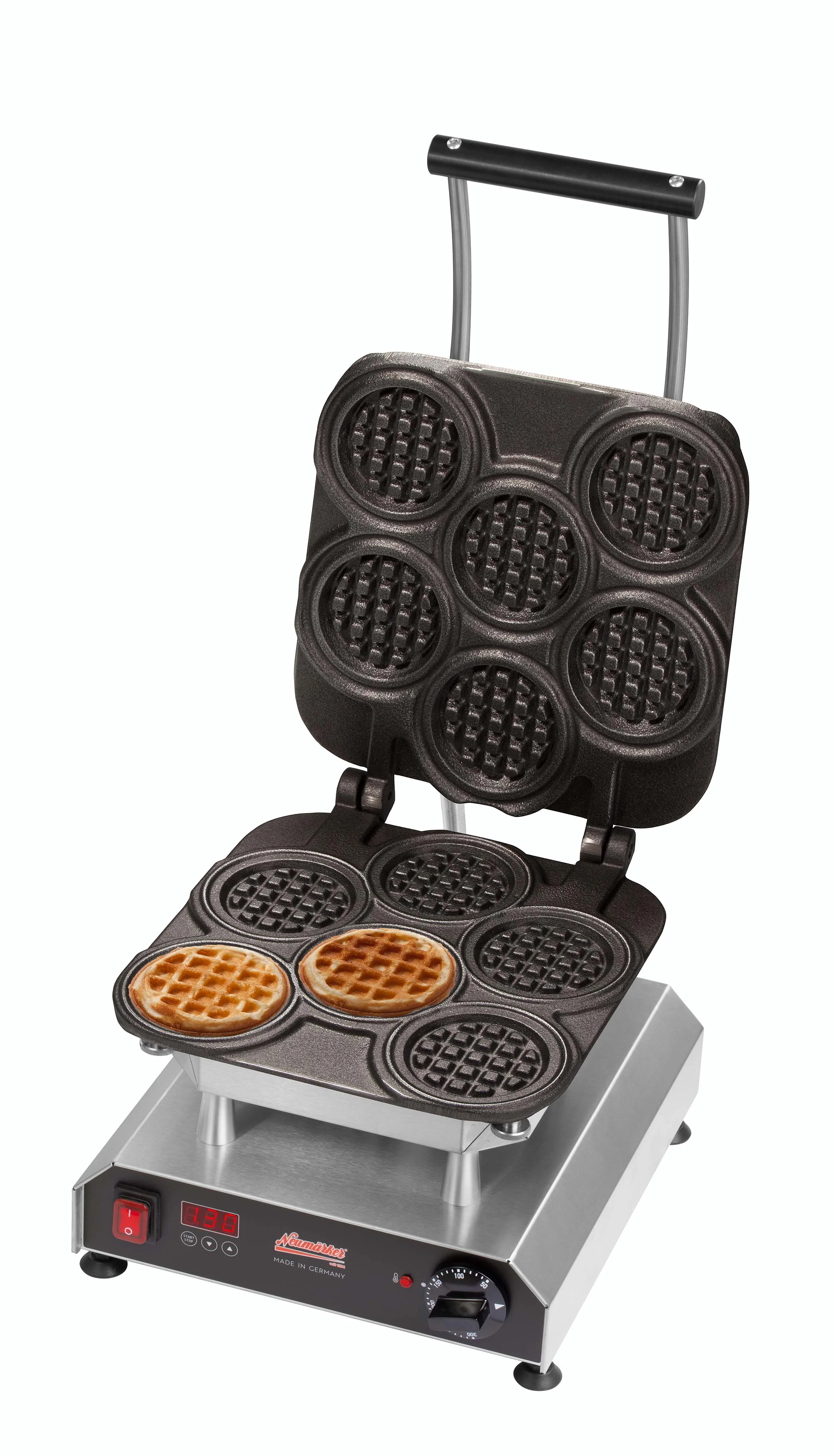 Bild von Neumärker Waffeleisen Thermocook® inkl. Waffel-Taler Wechselplatten
