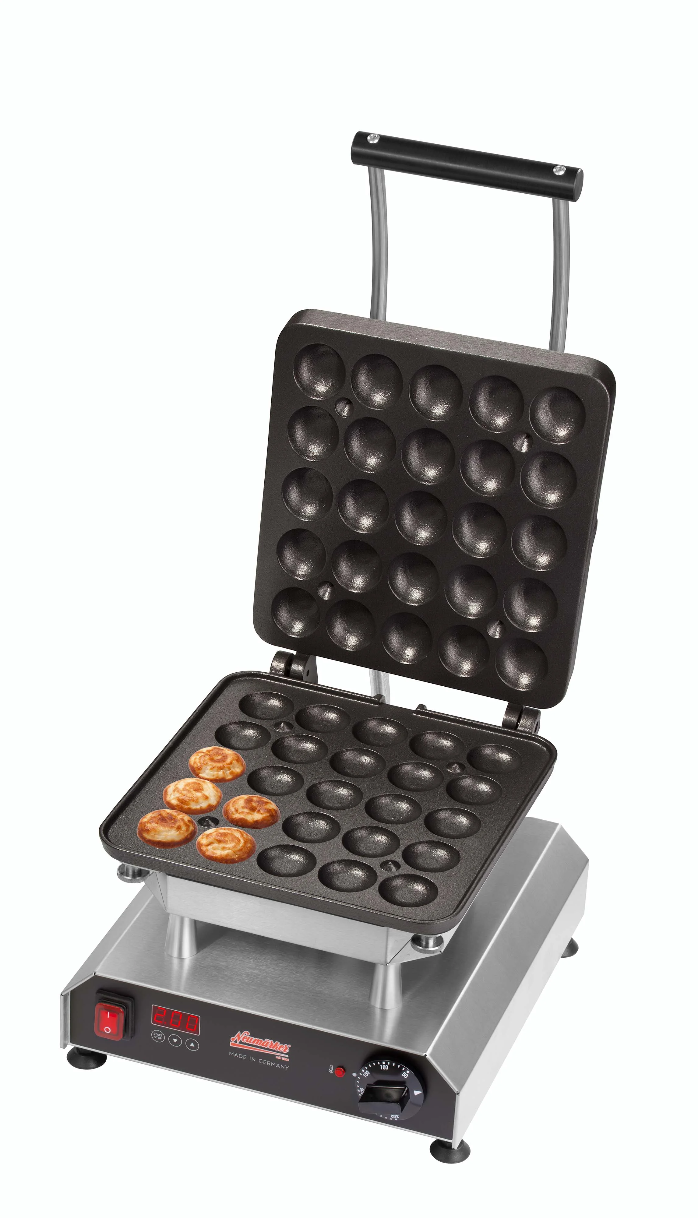 Bild von Neumärker Waffeleisen Thermocook® inkl. Waffelbällchen Wechselplatten