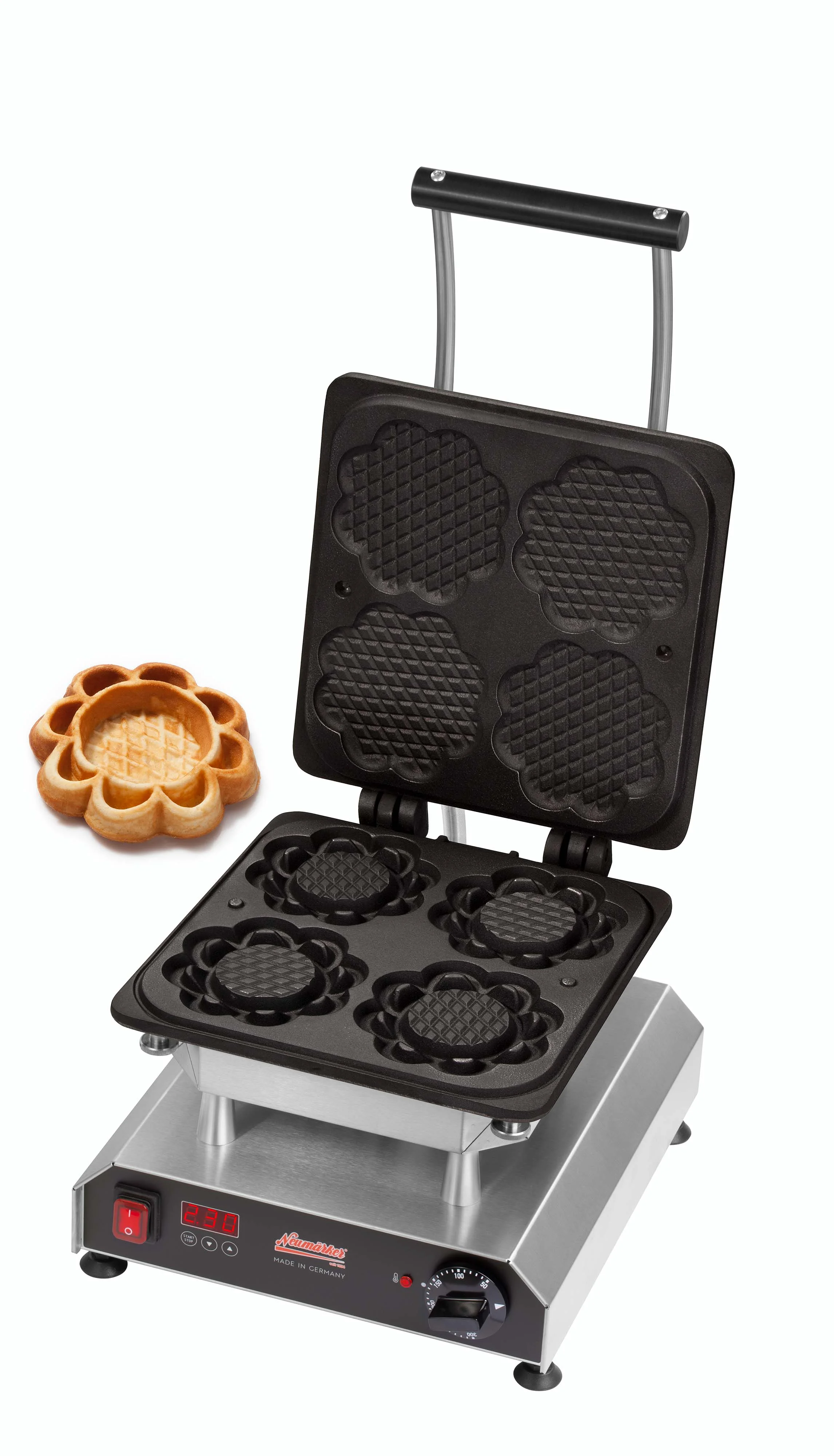 Bild von Neumärker Waffeleisen Thermocook® inkl. Waffeltörtchen Wechselplatten