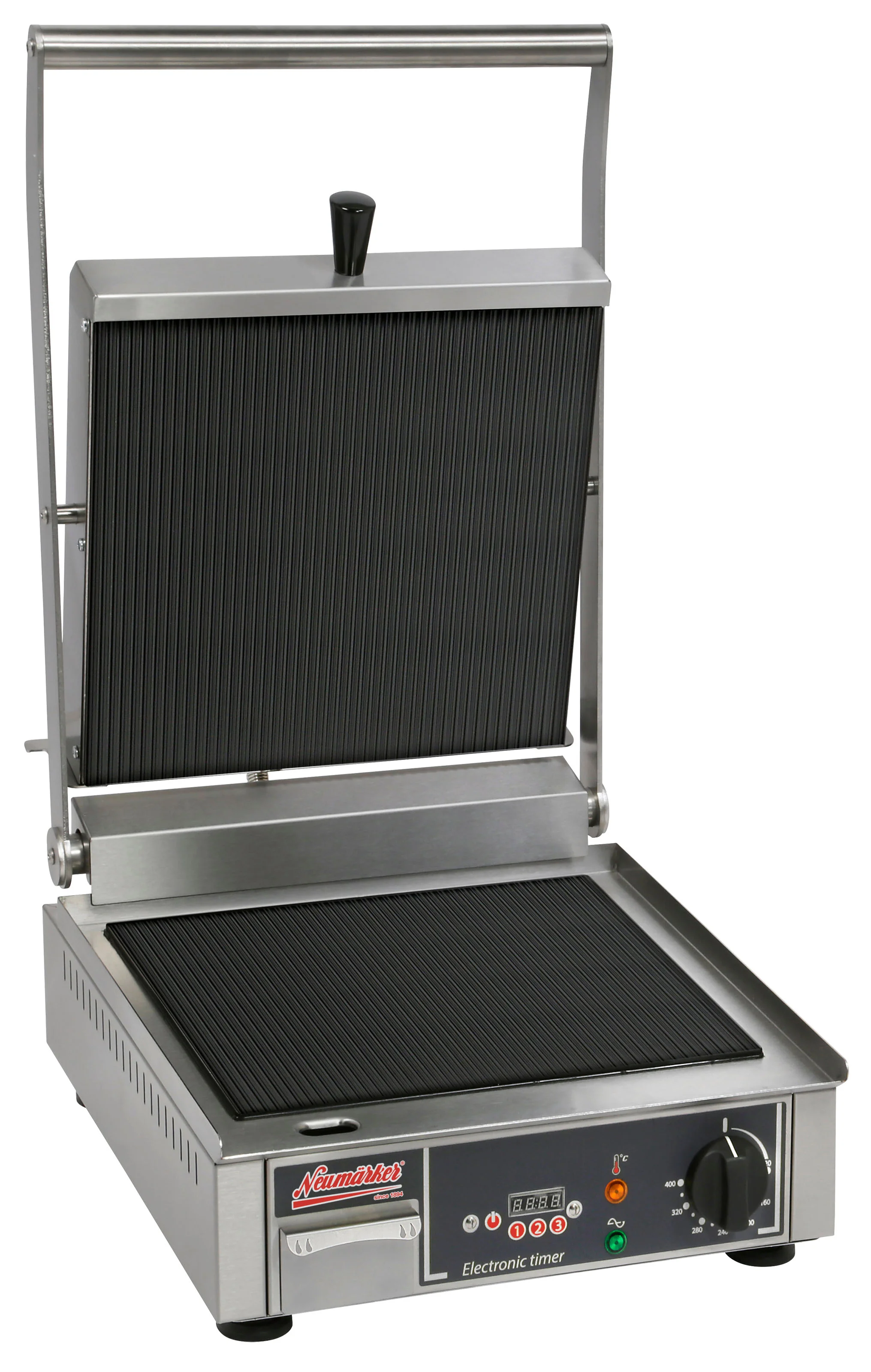 Bild von Glaskeramik-Kontaktgrill Bistro | Geriffelte Grillplatten