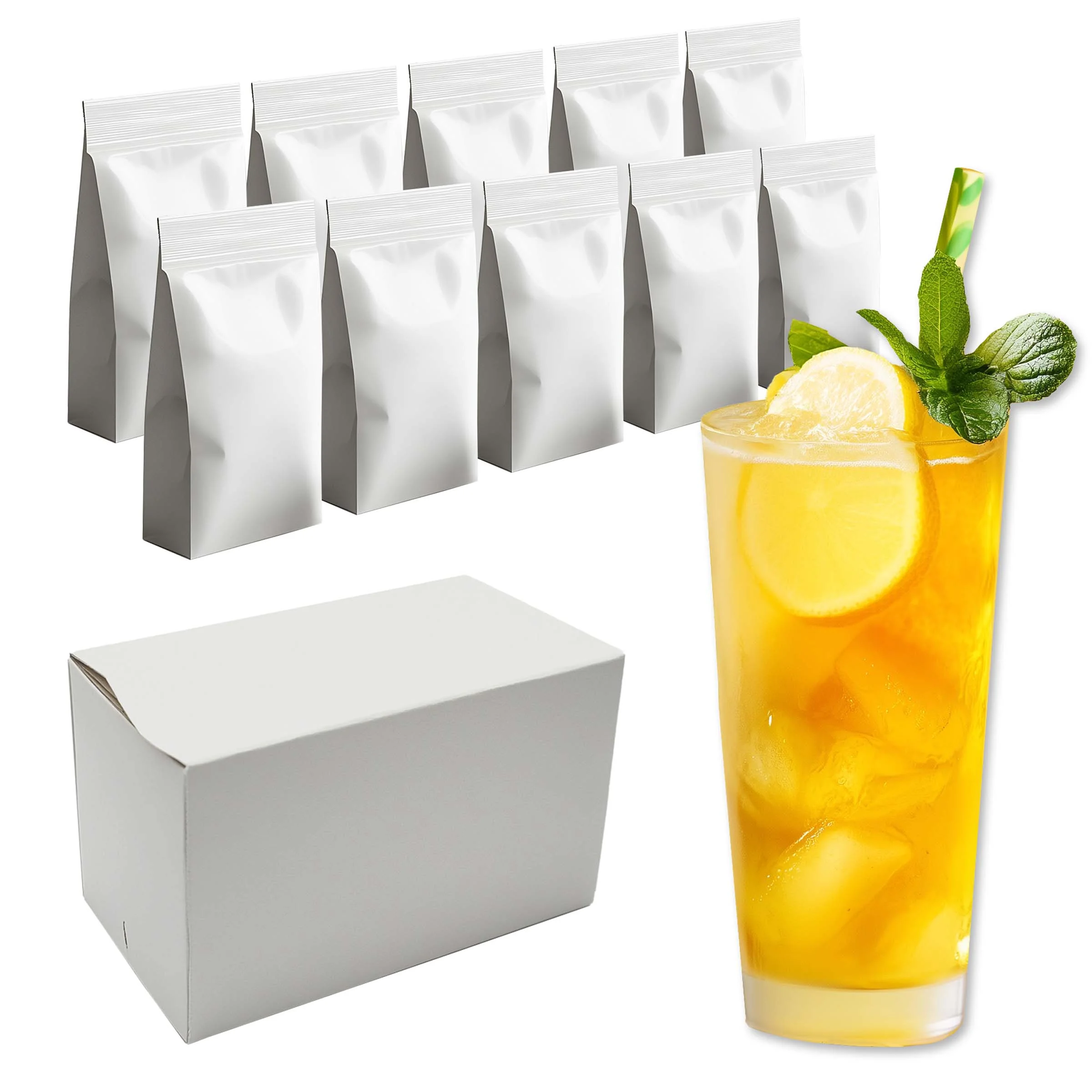 Bild von Neumärker Eistee-Ready-Mix Zitrone | Karton à 10 kg (10x 1 kg)