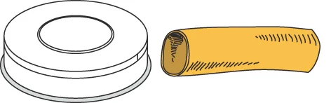 Bild von Pasta-Scheibe Ø 50 mm Cannellone für Nudelmachine PF15E