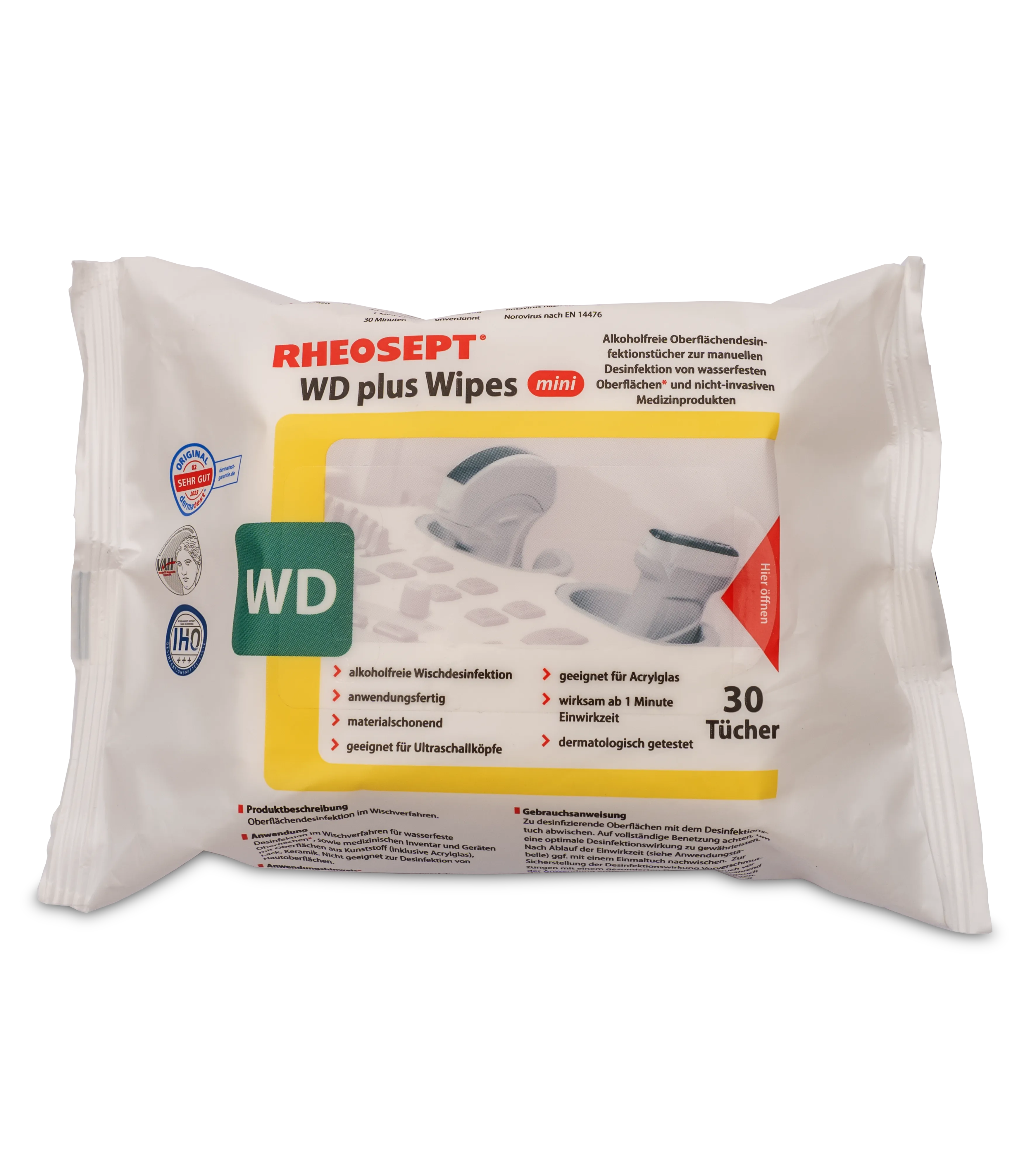 Bild von RHEOSEPT-WD plus Wipes mini