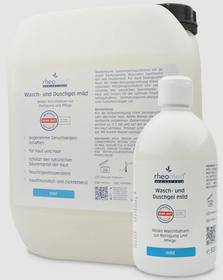 Bild von rheomed-Wasch- und Duschgel mild Kanister 5 Liter