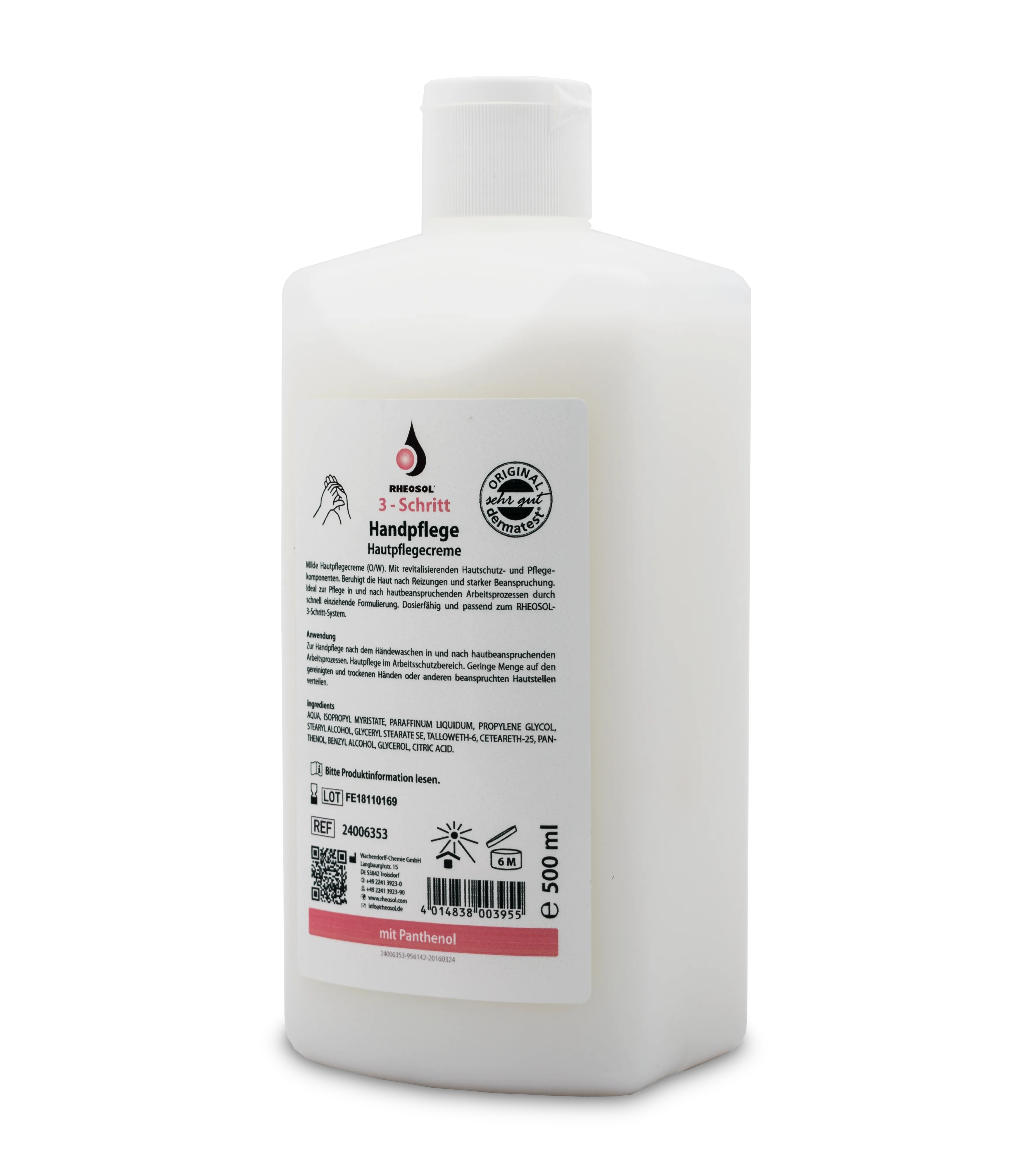 Bild von RHEOSOL-3-Schritt Handpflege (O/W) Eurospenderpatrone 500 ml