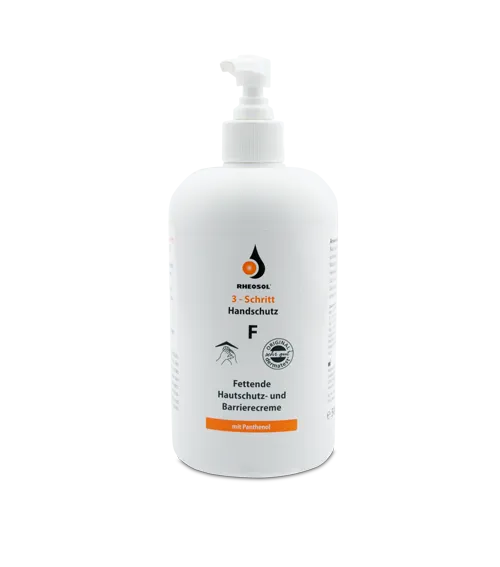 Bild von RHEOSOL-3-Schritt Handschutz F (W/O) Pumpflasche 500 ml