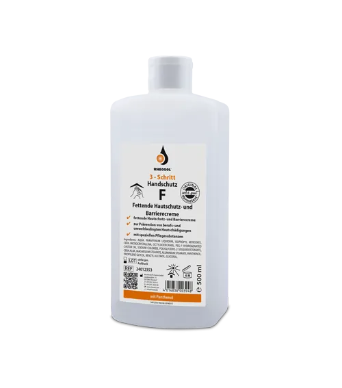 Bild von RHEOSOL-3-Schritt Handschutz F (W/O) Eurospenderpatrone 500 ml