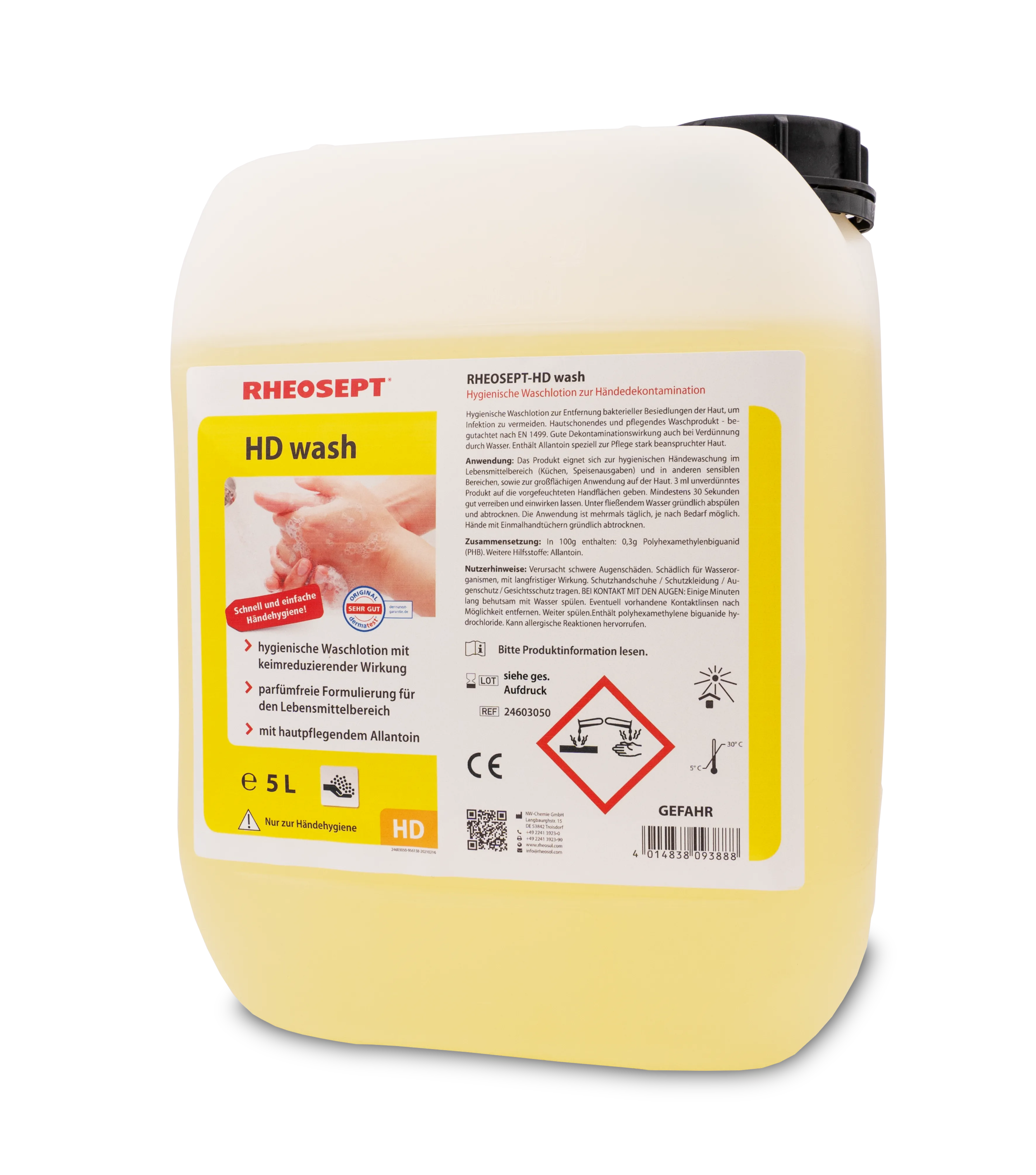 Bild von RHEOSEPT-HD wash Kanister 5 Liter