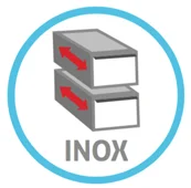 Bild von Rollenauszug 2 x ½ für Getränketheken