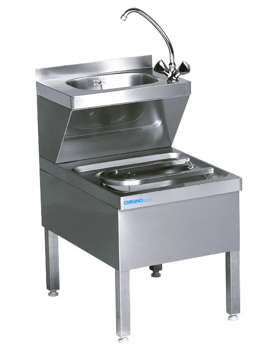 Bild von Ausguss-Handwasch-Kombination, Standausführung - 500x600x850 mm