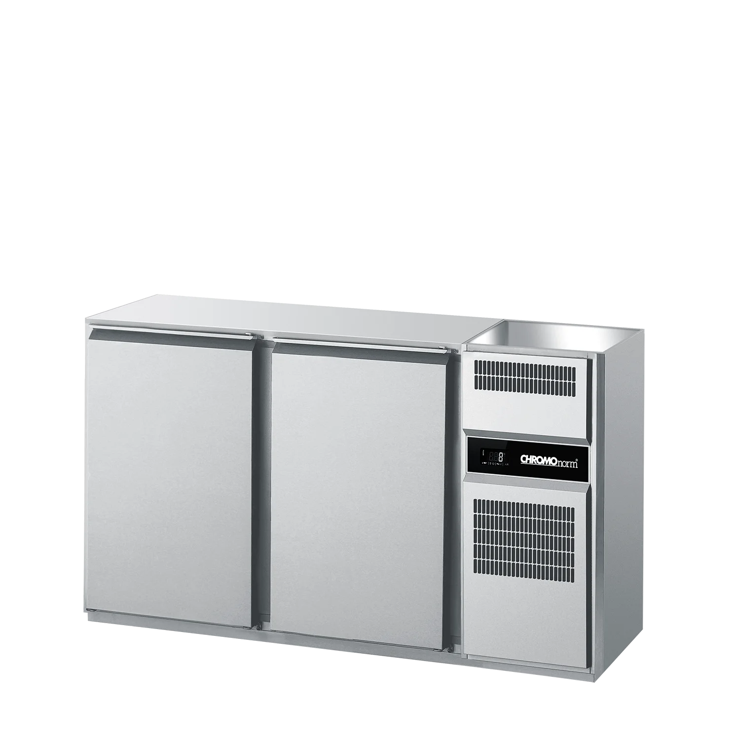 Bild von Getränketheke GN 1/1, 1 Becken rechts, ohne Abdeckung, steckerfertig - 1500x656x930 mm