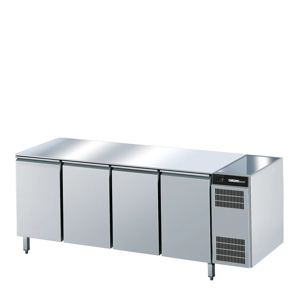 Bild von Kühltisch GN 1/1, ohne Tischplatte, steckerfertig - 2196x675x 800 mm