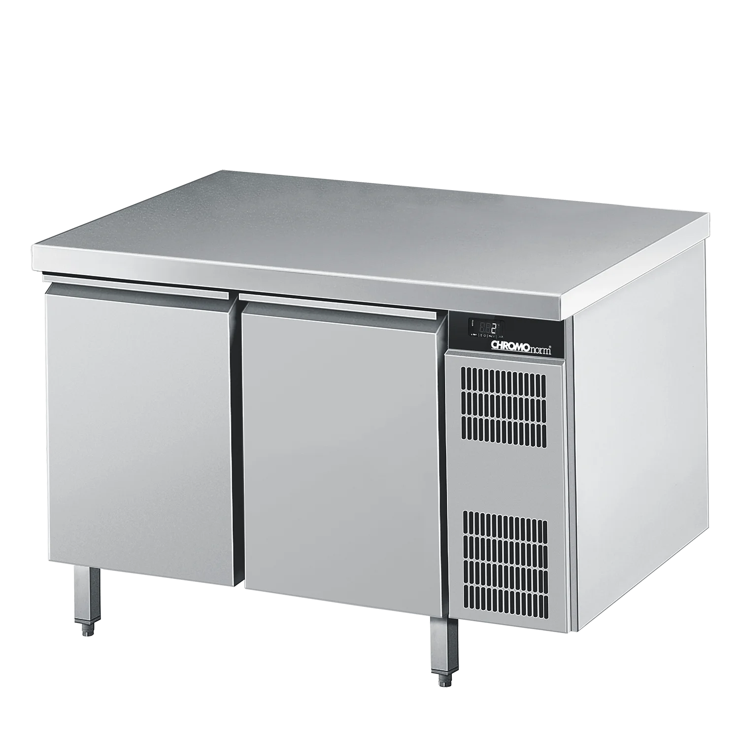 Bild von Kühltisch GN 1/1, mit Tischplatte allseits ab, Zentralkühlung - 1150x700x850 mm