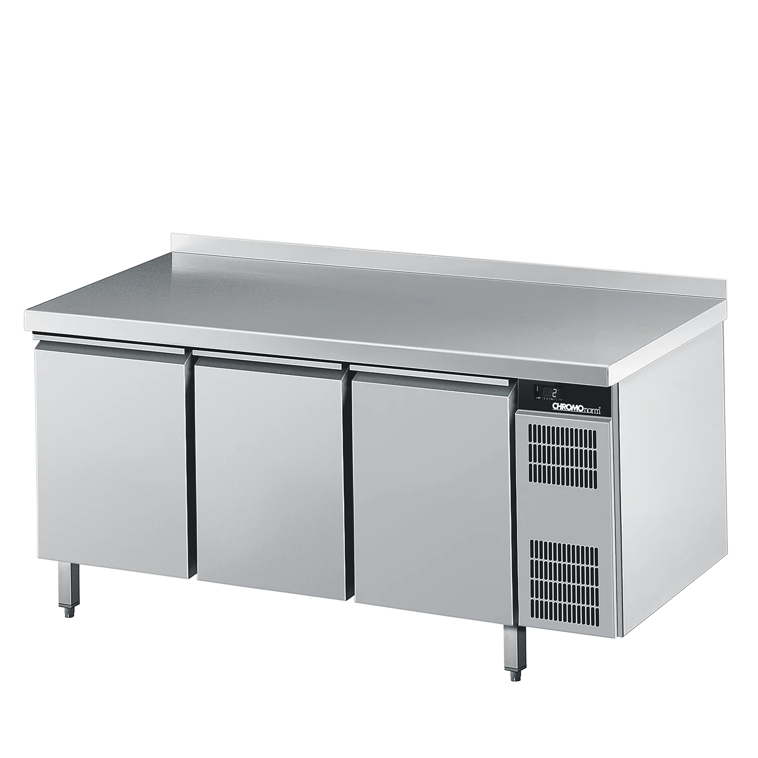 Bild von Kühltisch GN 1/1, mit Tischplatte, Zentralkühlung - 1625x700x850 mm