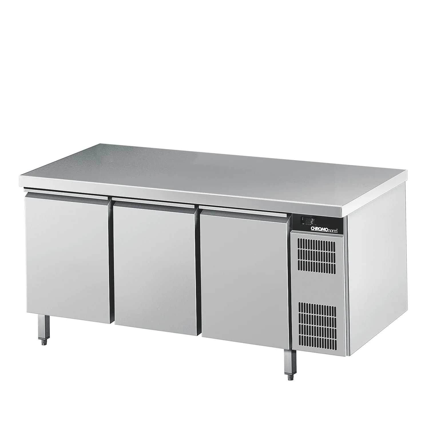 Bild von Bäckerei-Kühltisch EN4060, mit Tischplatte allseits ab, Zentralkühlung - 1850x800x850 mm