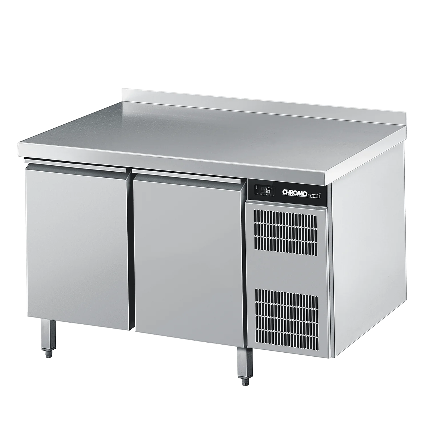 Bild von Bäckerei-Tiefkühltisch EN4060, 2 Türen mit Tischplatte, steckerfertig - 1400x800x850 mm