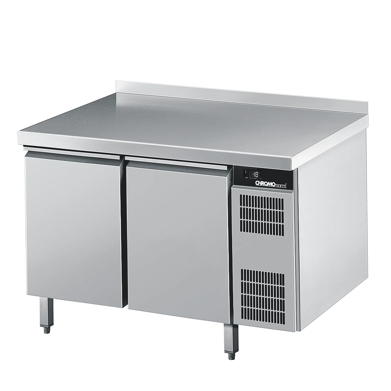 Bild von Bäckerei-Tiefkühltisch EN4060, 2 Türen mit Tischplatte, Zentralkühlung - 1300x800x850 mm