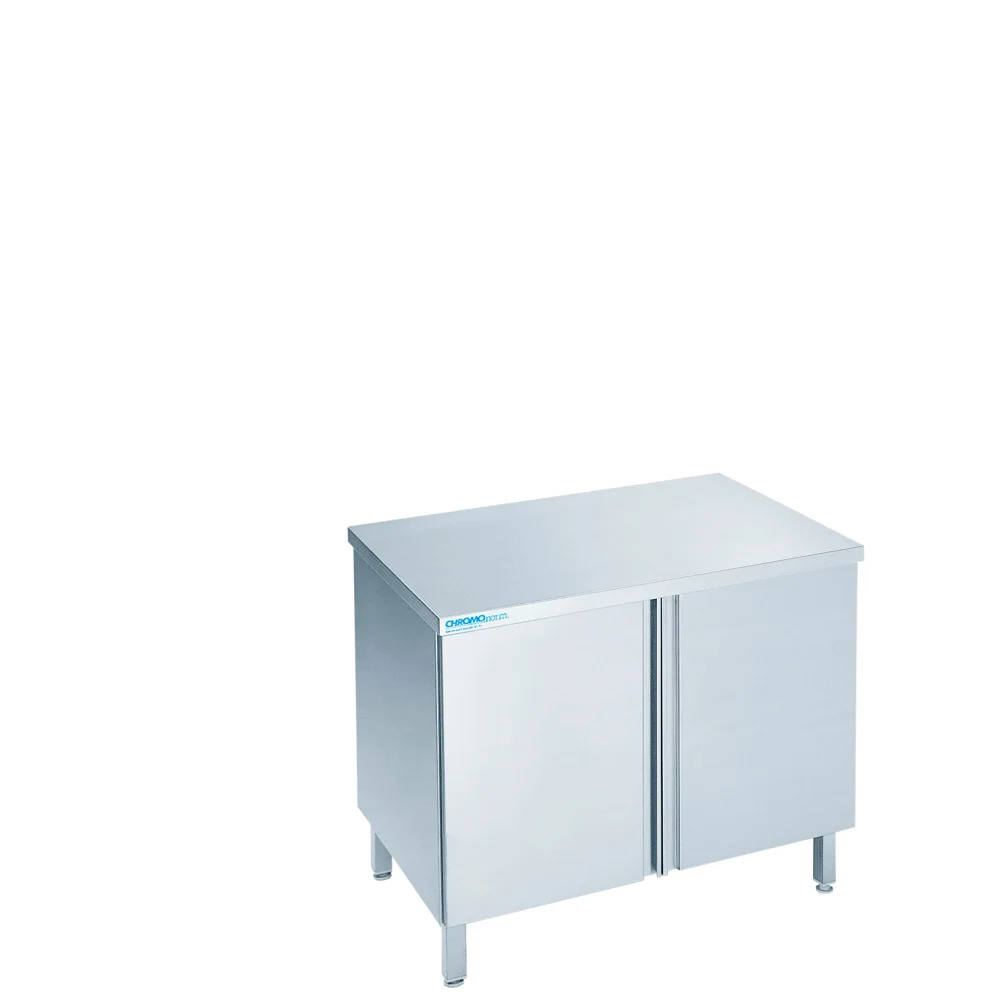 Bild von Arbeitsschrank mit Flügeltüren, mit Tischplatte allseits ab - 800x600x850/900 mm