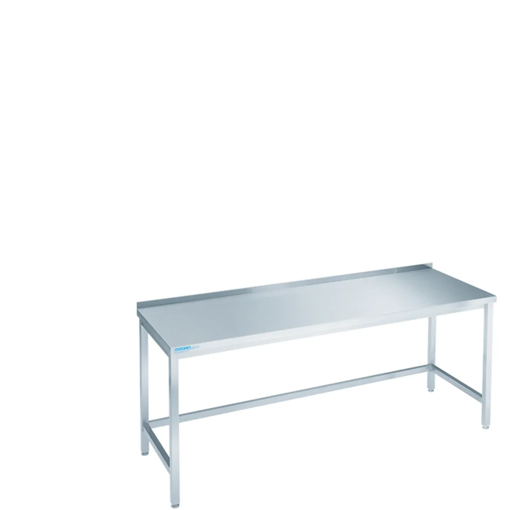 Bild von Arbeitstisch offen, mit Tischplatte hinten auf - 1000x600x850/900 mm