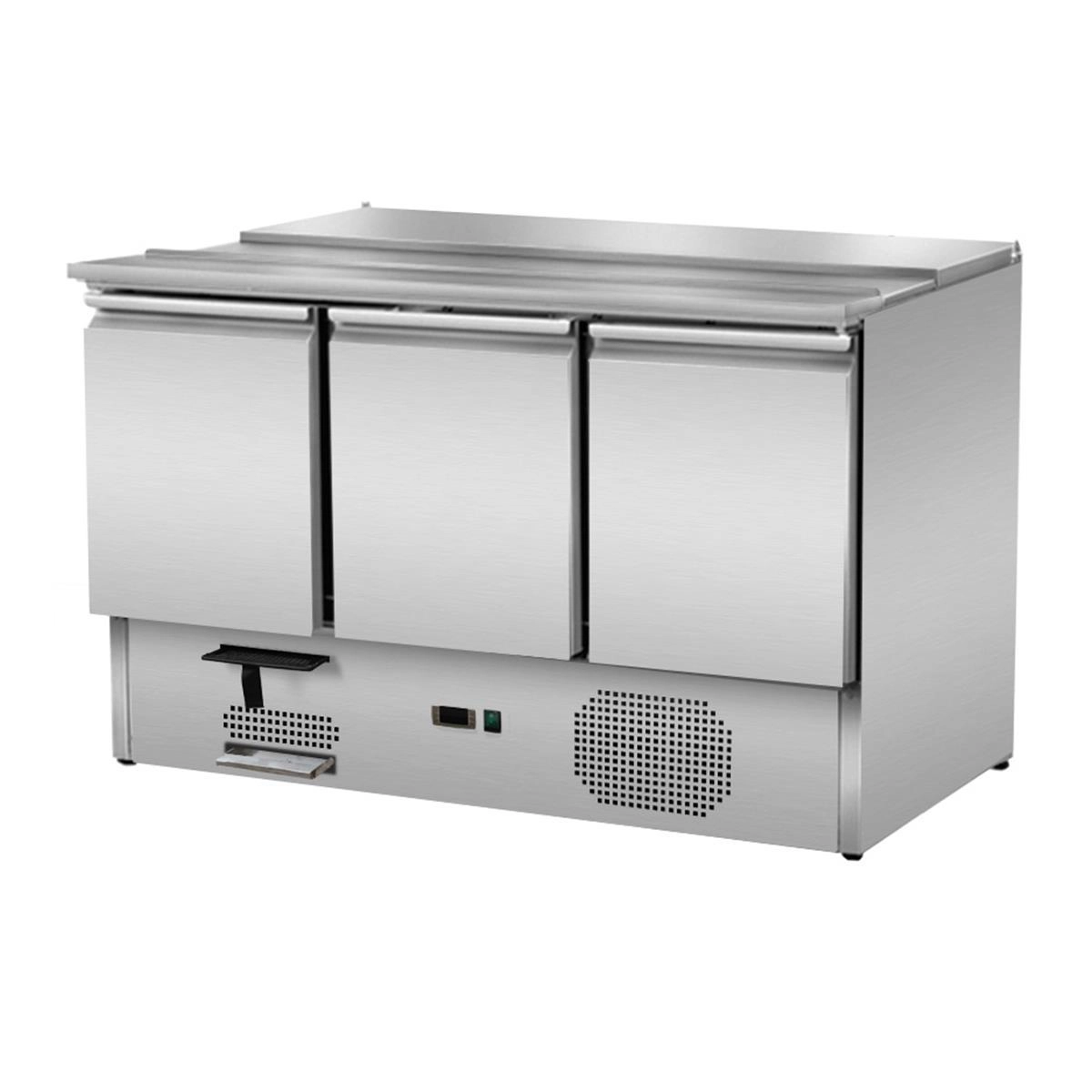 Bild von Saladette 3 Türen, Inhalt 260 L, 137 x 70, mit Schiebedeckel