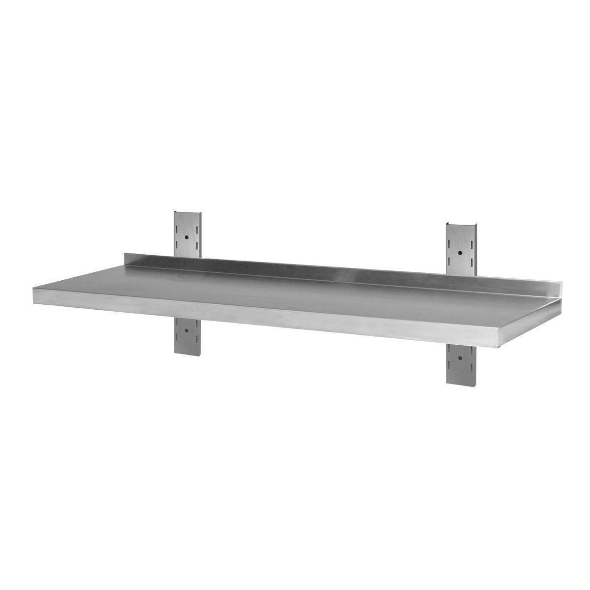Bild von Wandbord Edelstahl verstärkt, 1 Boden, 180x30