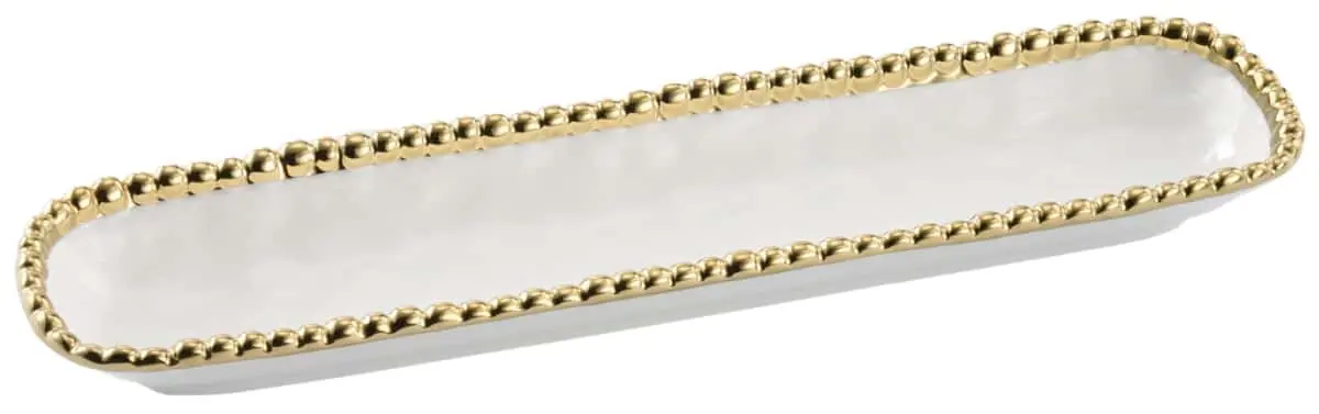 Bild von GOLDEN SALERNO 'Snackschale' lang, 8,5 x 35 x 3,5 cm 