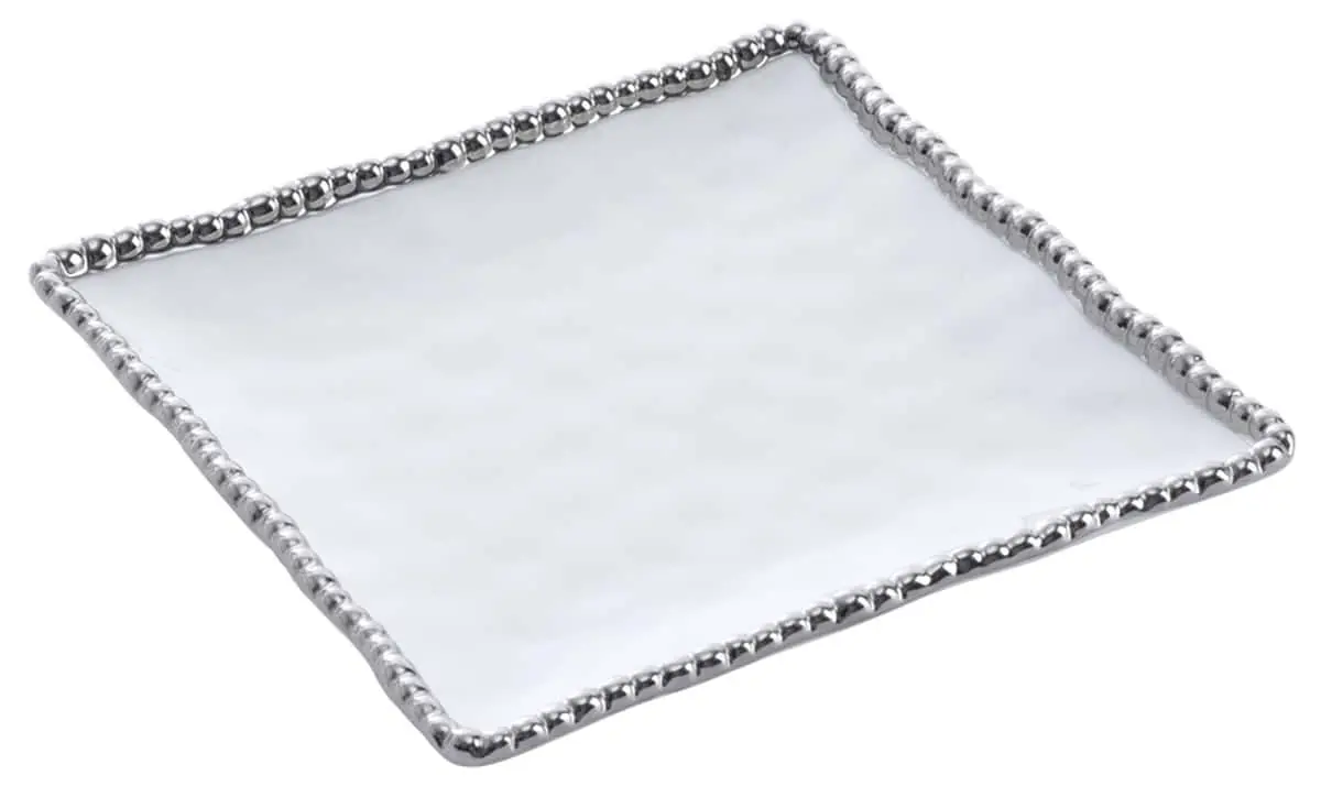 Bild von SET THE TABLE 'Teller', quadratisch 19x19 x2,5 cm, Titanb.